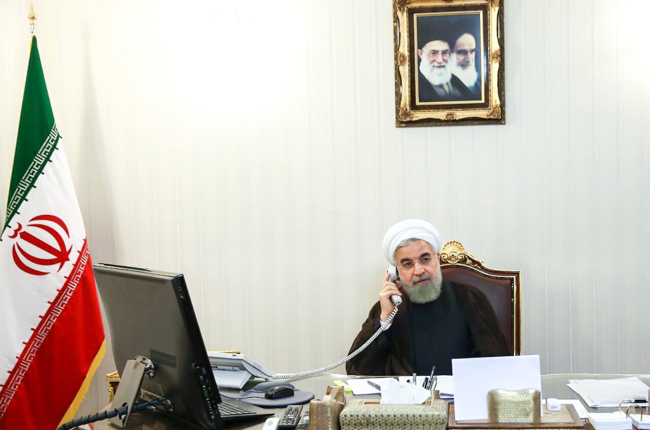 گفت و گوی روحانی با نخست وزیر عراق/ استقبال ایران از نقش مثبت عراق در حل اختلافات کشورهای منطقه