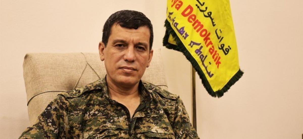 Mazloum Kobani meets top U.S. commanders in Syria