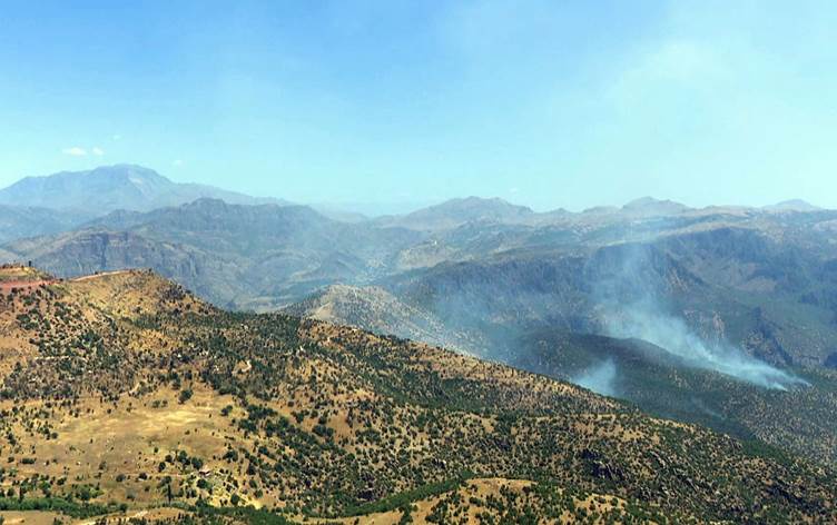 حمله هوایی شدید ترکیه به کوه استراتژیک کیسته  در اقلیم کردستان