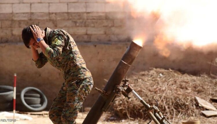 Kurdish troops shell positions of Turkish forces un Aleppo countryside