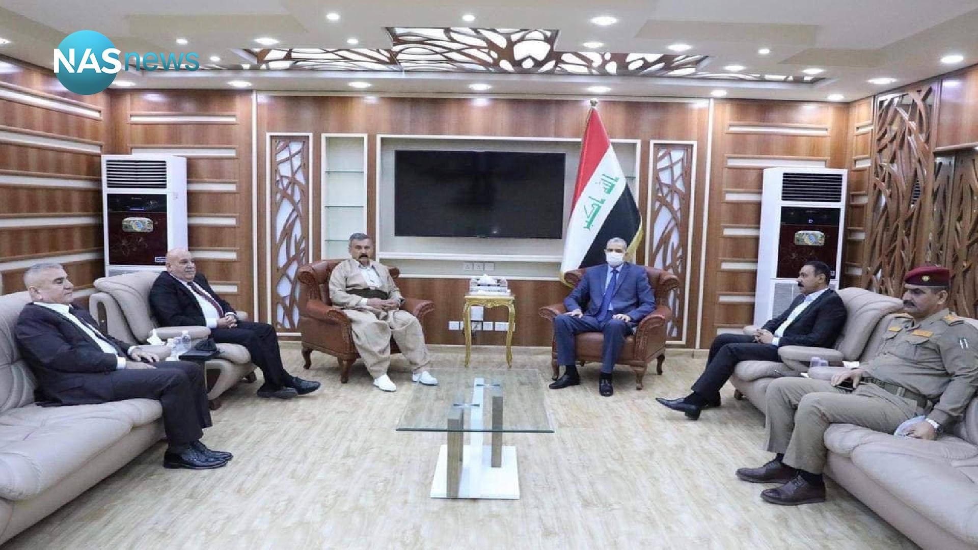 دیدار هیأت عالیرتبه وزارت پیشمرگ با وزیر کشور عراق در بغداد