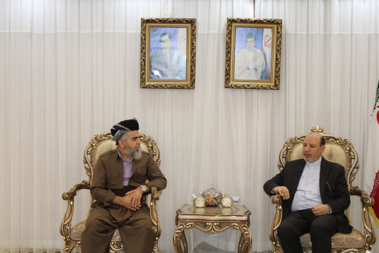 Iran Consul General in Erbil meets Kurdistan Justice Community leader