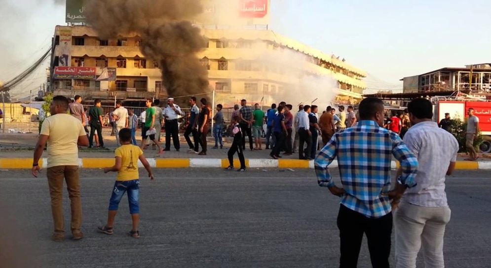 زخمی شدن 10 نفر بر اثر انفجار در شهرک صدر بغداد