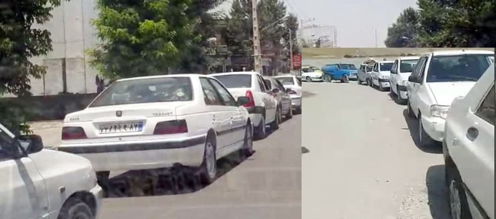 صف های طولانی بنزین در پیرانشهر و وعده حل مشکل!