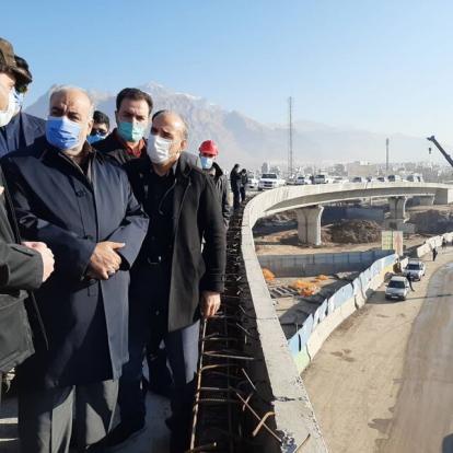 پروژه تقاطع شهید سلیمانی کرمانشاه حاصل پیگیری سه شهردار  است