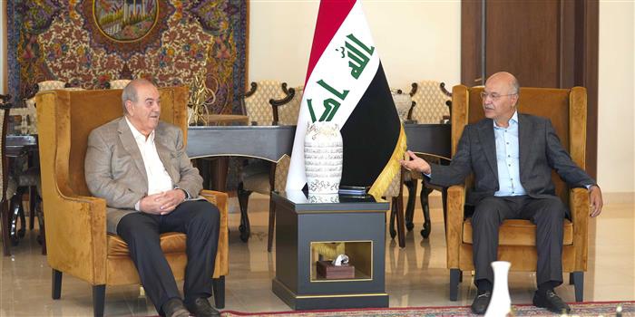 Iraqi President meets Al-Wataniya Coalition leader