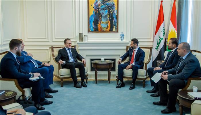 Qubad Talabani and Russian envoy to Iraq discuss bilateral tie