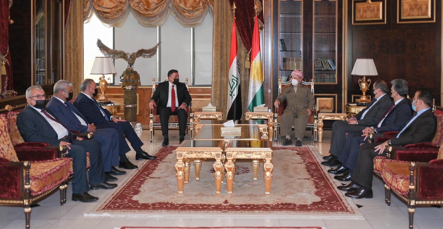Masoud Barzani, Khamis Khanjar discuss upcoming Iraqi elections
