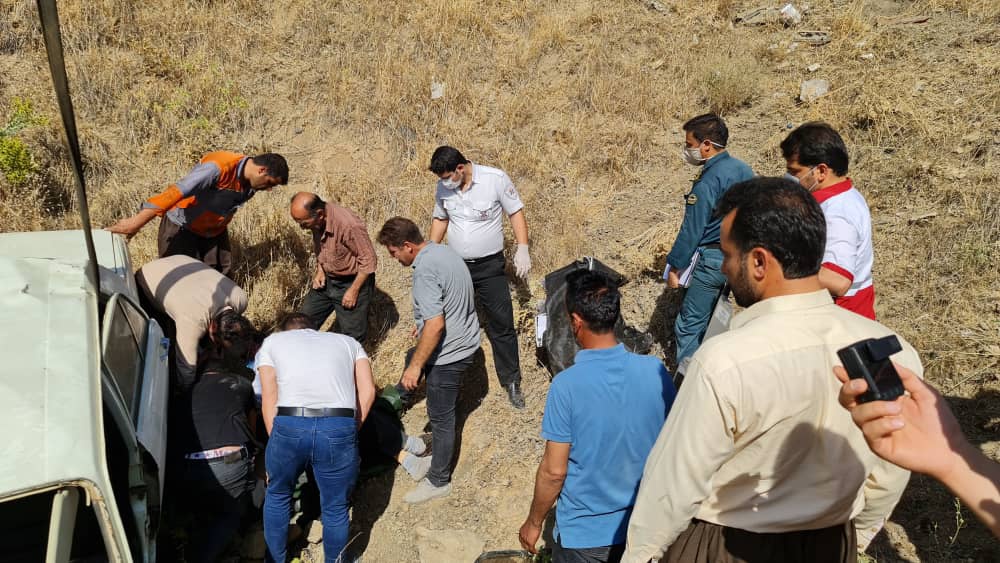 یک کشته و 4 مصدوم حاصل بی احتیاطی در رانندگی در جاده های کردستان