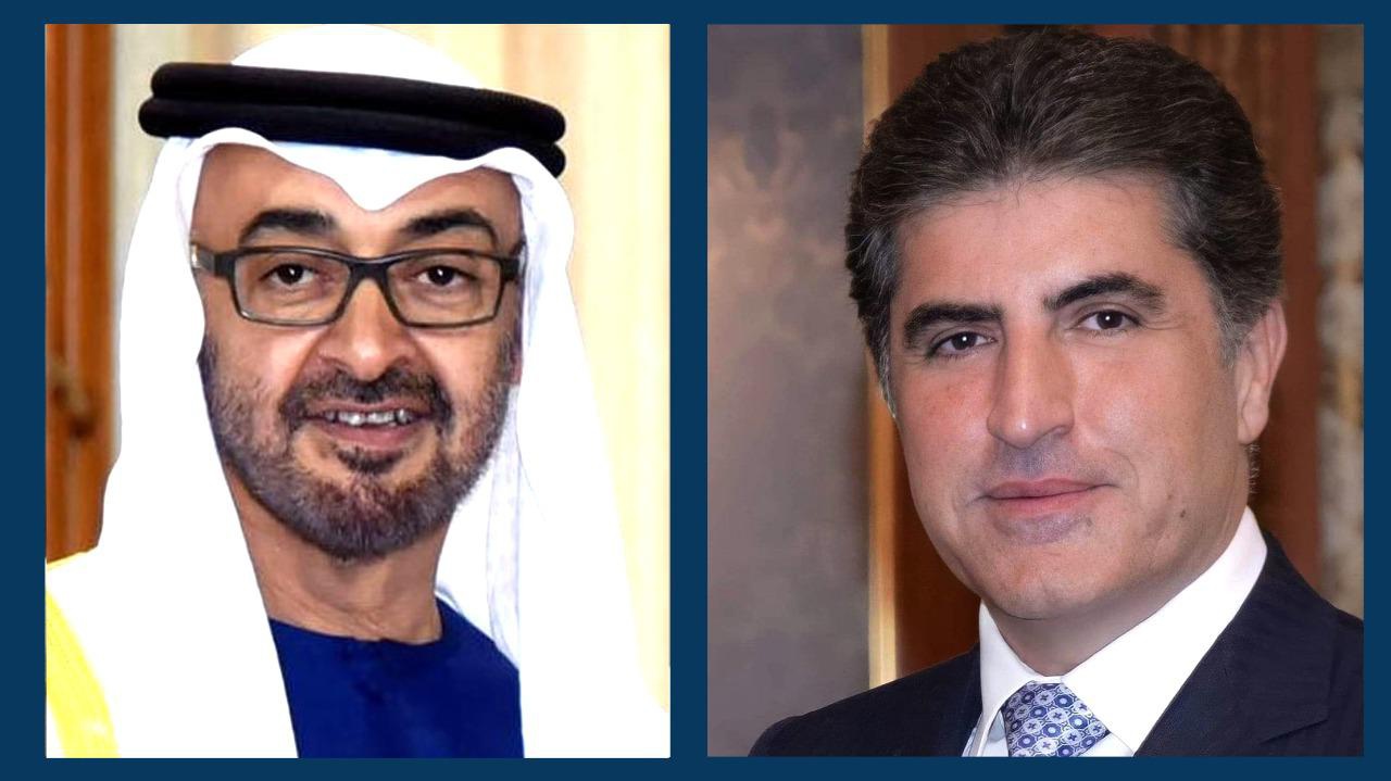 Nechirvan Barzani, Abu Dhabi&apos;s Crown Prince hold phone call