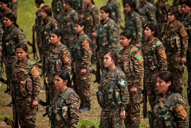 افزایش تعداد جنگجویان زن کرد سوریه بعد از عملیات نظامی ترکیه