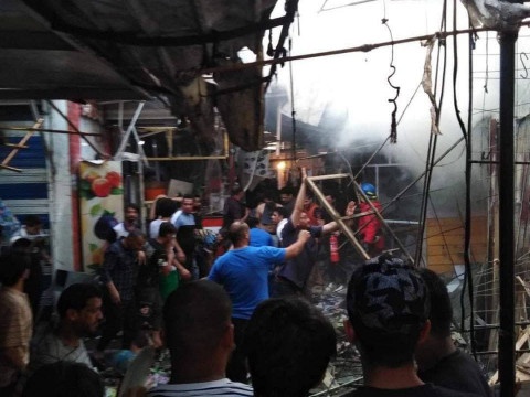 25 قربانی بر اثر انفجار تروریستی در شهرک صدر بغداد