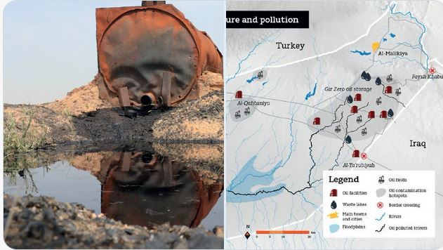 آلودگی شدید محیط زیست، معضل جدی مناطق تحت کنترل کردهای سوریه
