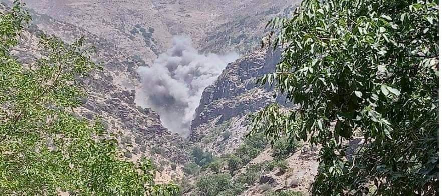 بمباران شدید روستاهای اربیل توسط جنگنده های ارتش ترکیه