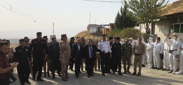 شاندێکی حکوومەتی عێراق سەردانی مەرزی کێلێی کرد