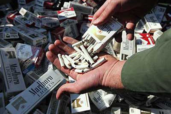 کشف سیگار و قرص های غیر مجاز قاچاق در مهاباد