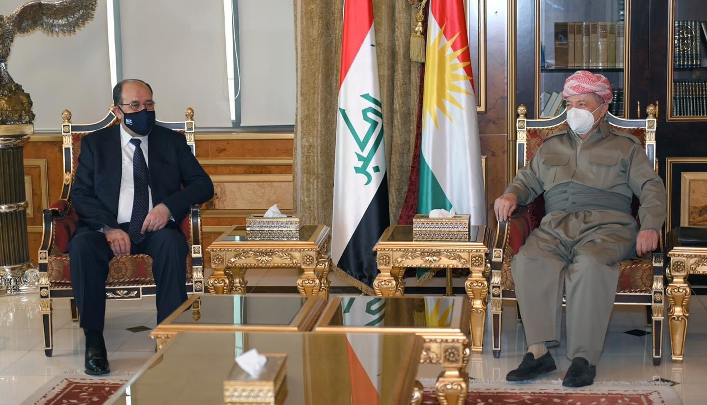 Masoud Barzani and Nouri al-Maliki meet in Erbil