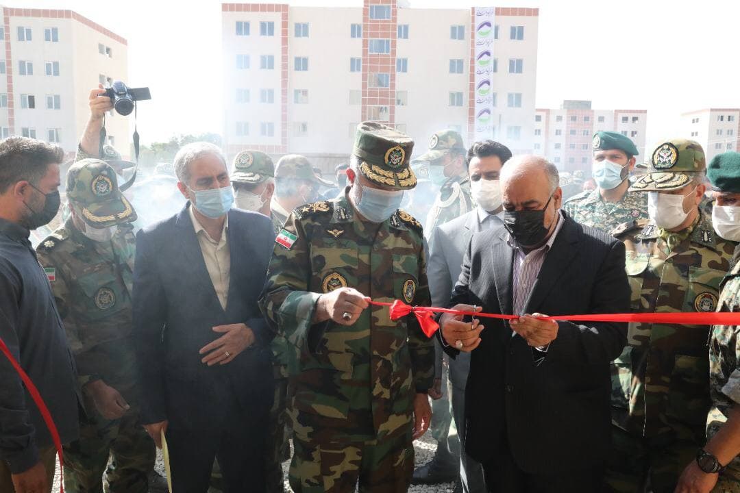 افتتاح فاز اول پروژه ١٠٢٢ واحدی مسکن مهر  ارتش در کرمانشاه