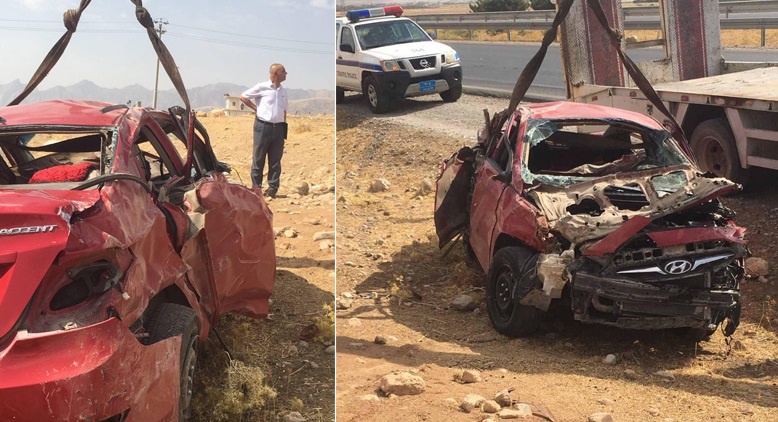 کشته شدن 4 عضو یک خانواده عرب طی حادثه رانندگی در نزدیکی سلیمانیه