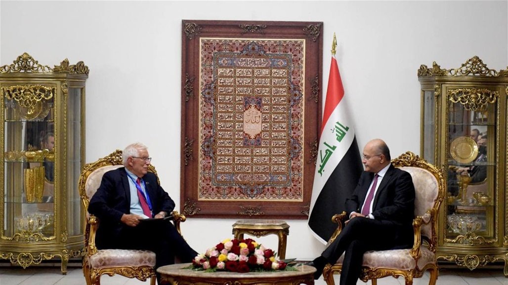گفتگوی برهم صالح با مسئول روابط خارجی اتحادیه اروپا درباره مبارزه با تروریسم و فساد