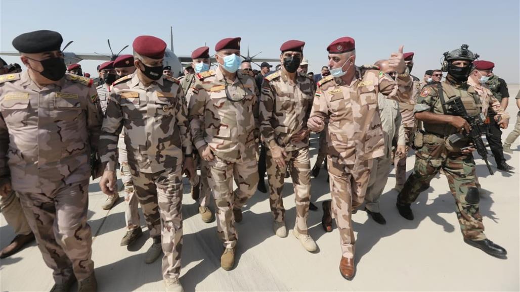 ورود وزیر دفاع و رئیس ستاد مشترک ارتش عراق به کرکوک