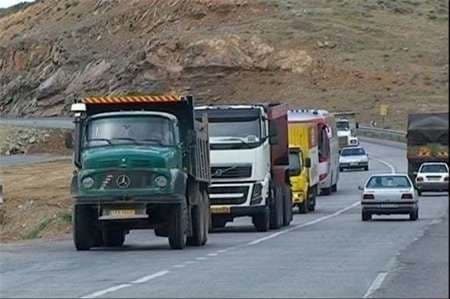 تردد کامیون در محور اسلام آباد غرب ممنوع شد