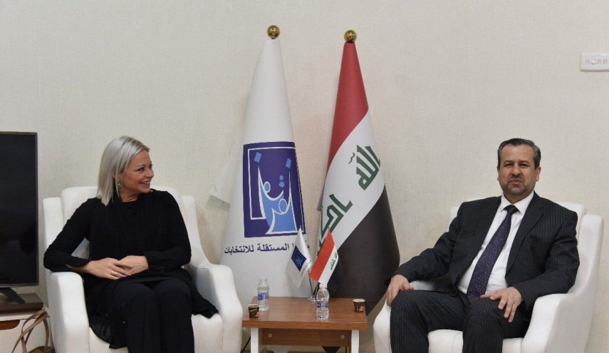 دیدار نماینده ویژه سازمان ملل در بغداد با رئیس کمیسیون عالی انتخابات عراق