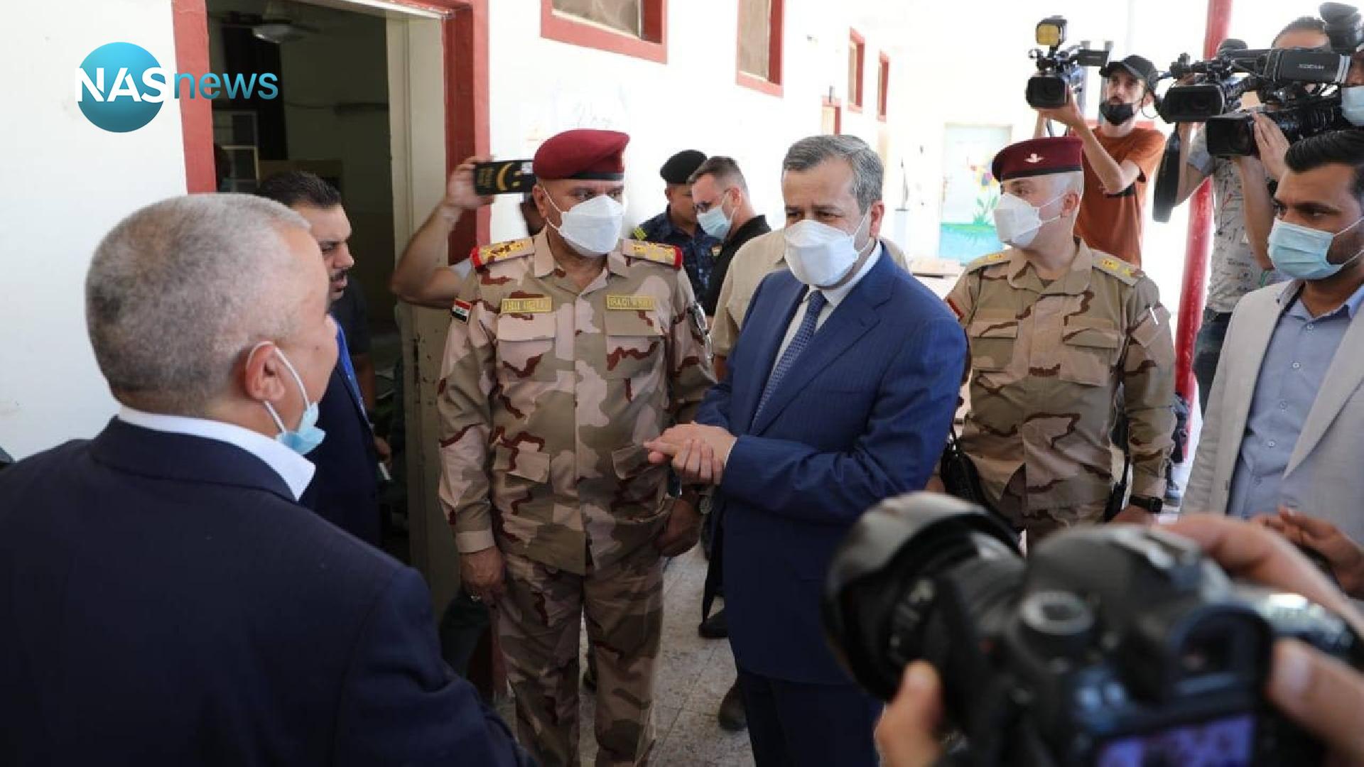 بازدید رئیس کمیته تأمین امنیت انتخابات عراق از شماری از حوزه های رای گیری ویژه