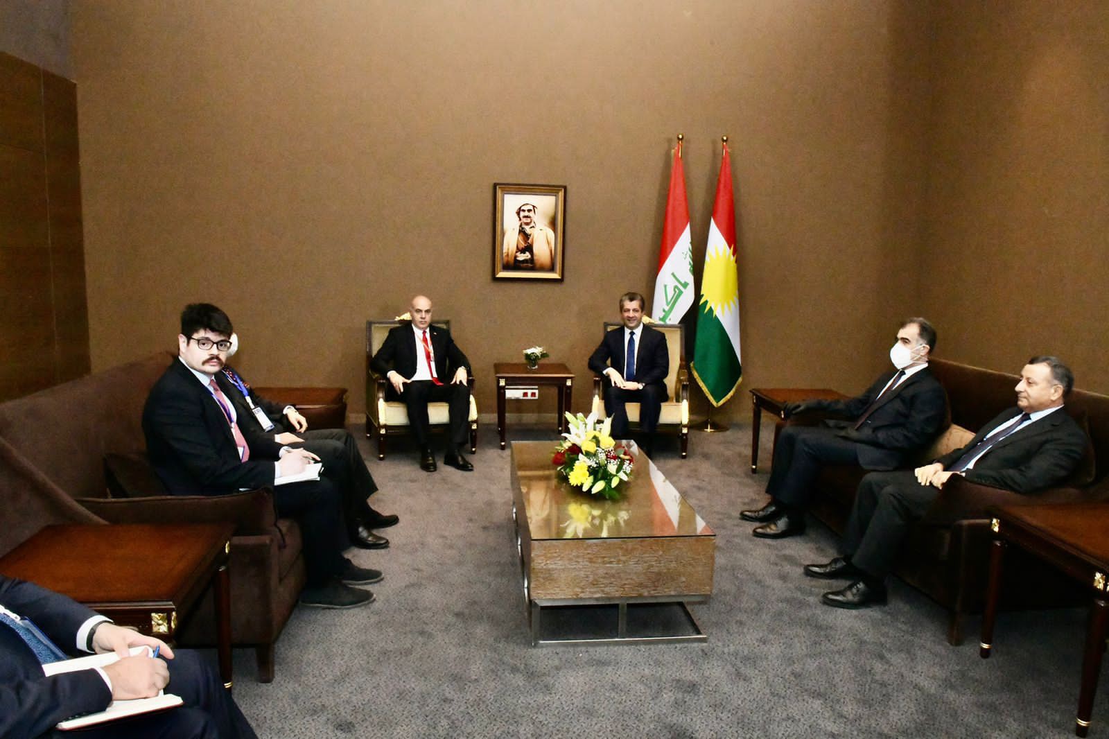 دیدار مسرور بارزانی با سفیر ترکیه در عراق