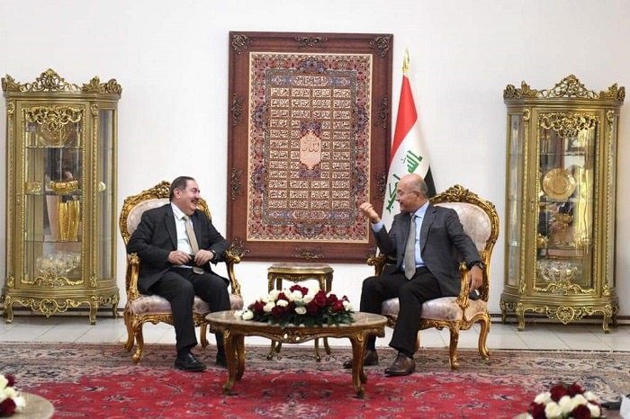 KDP delegation meets Iraqi President Nathan Salih