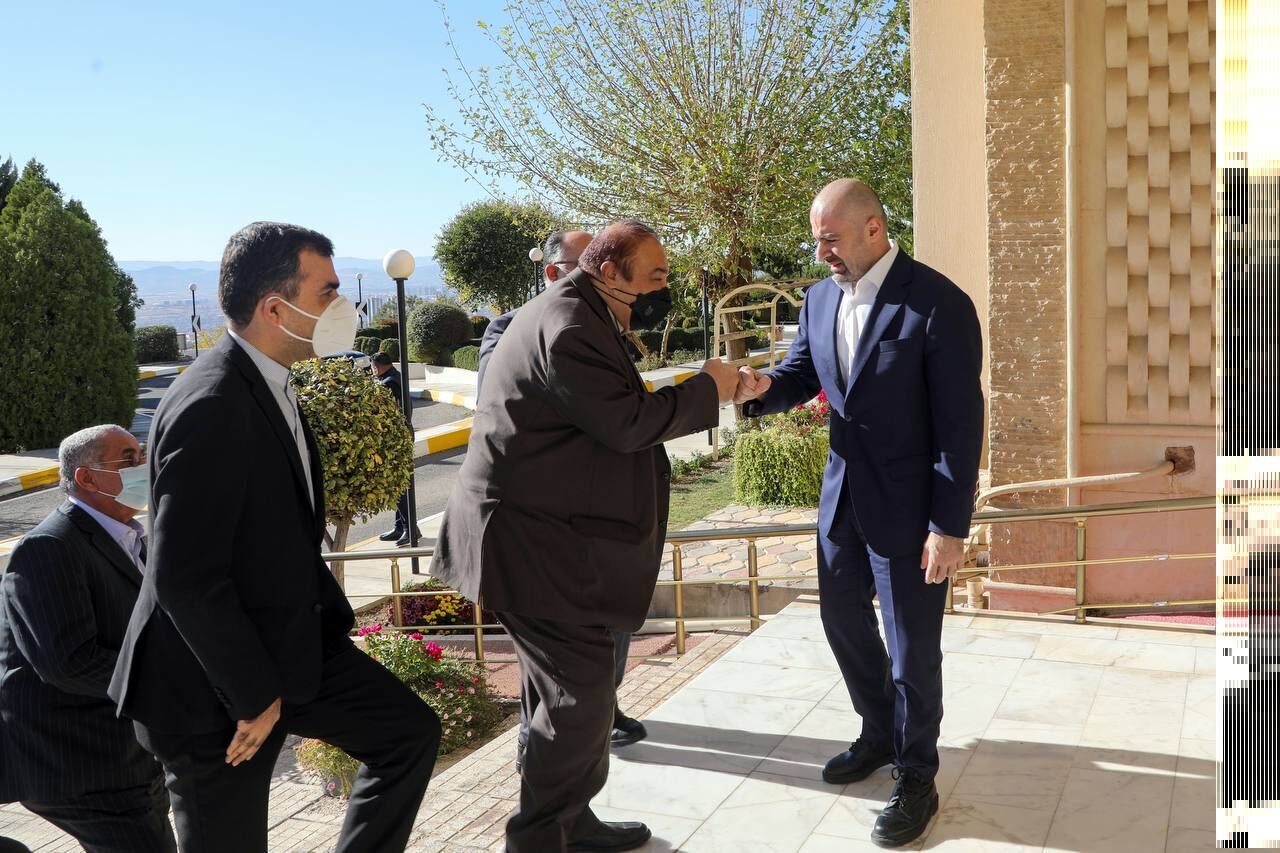 Iranian diplomat meets PUK leader Bafel Talabani
