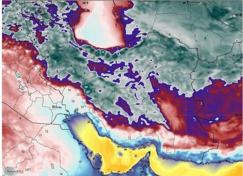 کردستان و چند استان دیگر امشب یخ می زنند