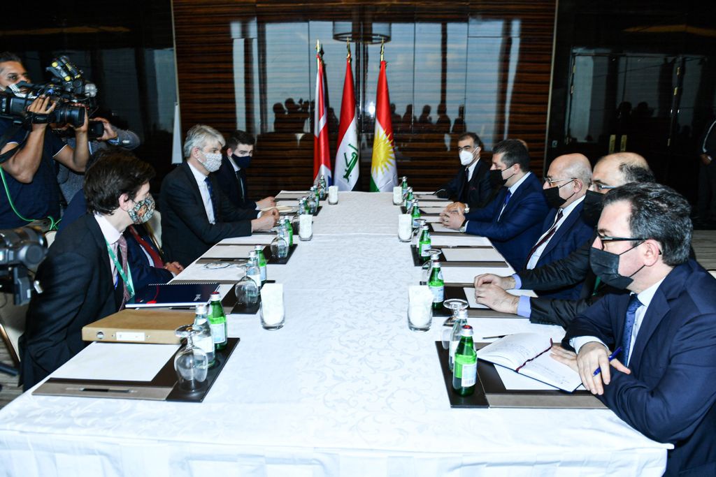 KRG PM meets UK National Security Adviser in Bahrain