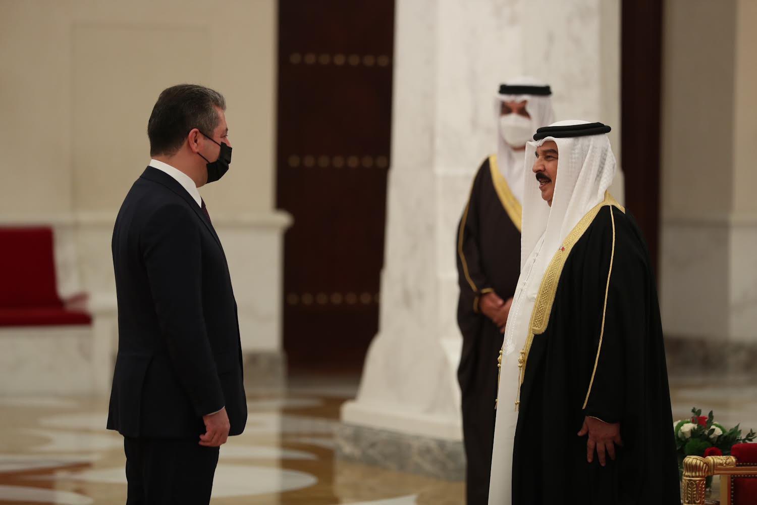 Masrour Barzani meets Bahraini king in Manama