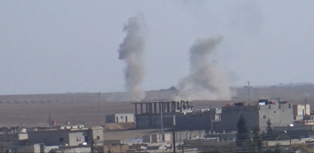Turkish army heavily bombard outskirts of Ain Issa