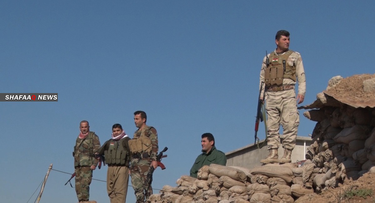 زخمی شدن دو نیروی پیشمرگ در حمله داعش به مواضعشان در منطقه کفری