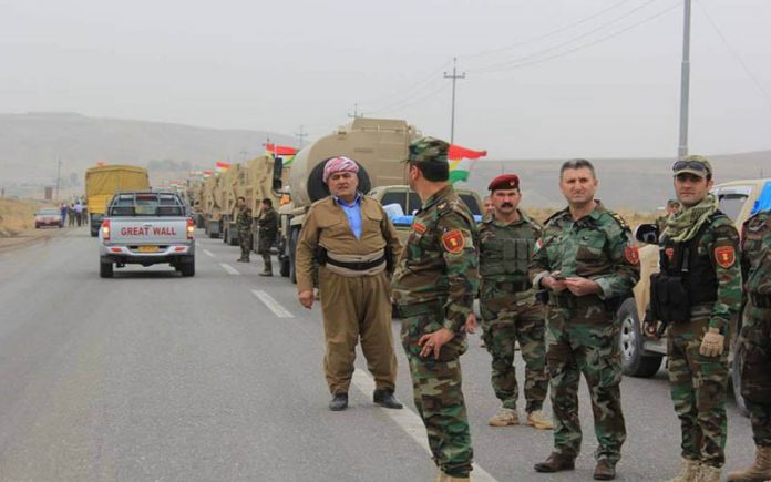 دستور دولت  اقلیم کردستان برای ارسال نیروهای بیشتر به مناطق حد فاصل سلیمانیه و دیالی
