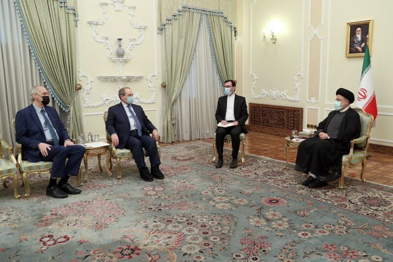 President says Iran is seeking to strengthen Tehran-Damascus ties