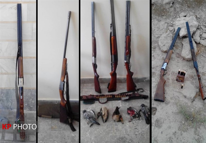 16 شکارچی و صیاد متخلف در کامیاران دستگیر و خلع سلاح شدند