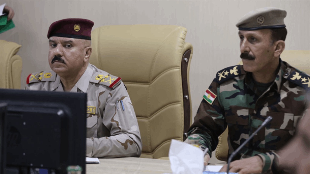 نشست فرماندهان ارشد نیروهای پیشمرگ و ارتش عراق در مخمور درباره همکاری مشترک