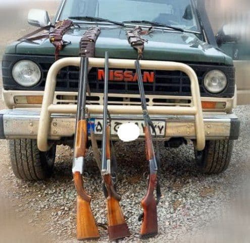 دستگیری شکارچیان متخلف غاز خاکستری در مهاباد