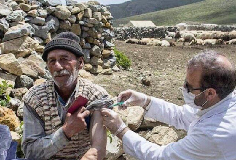 اتمام واکسیناسیون عشایر کرمانشاه در برابر کرونا