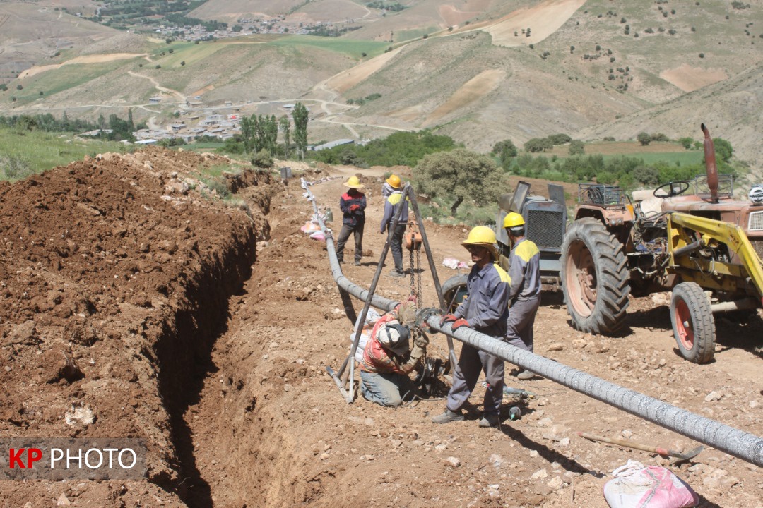 540 کیلومتر شبکه گذاری گاز در کردستان انجام شد