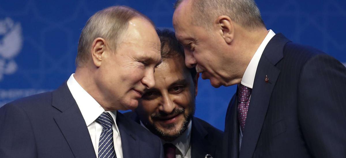 Erdogan, Putin vow to improve ties following drone tensions
