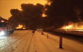 انفجار خط لولە انتقال نفت اقلیم کردستان بە بندر جیهان ترکیه