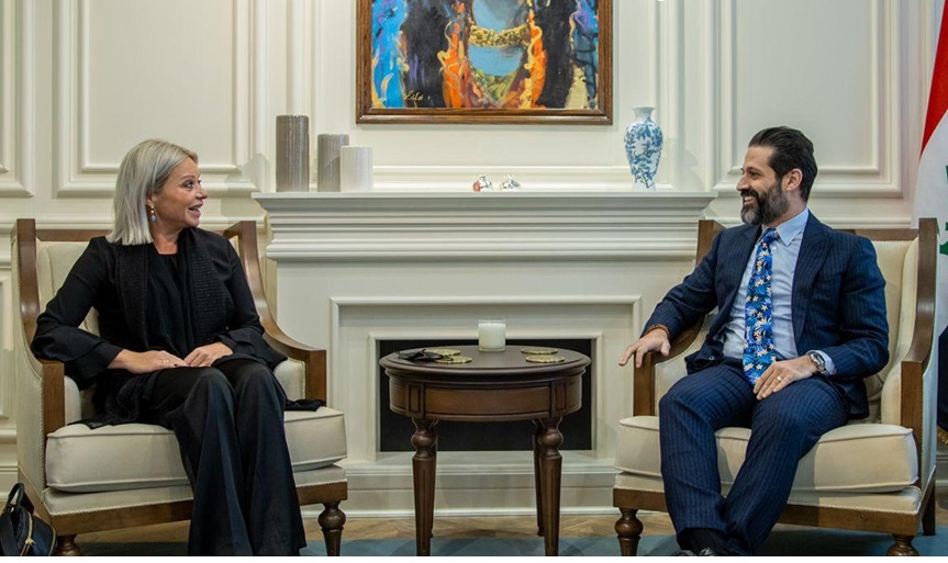 Qubad Talabani, UN envoy discuss formation of the new Iraqi government