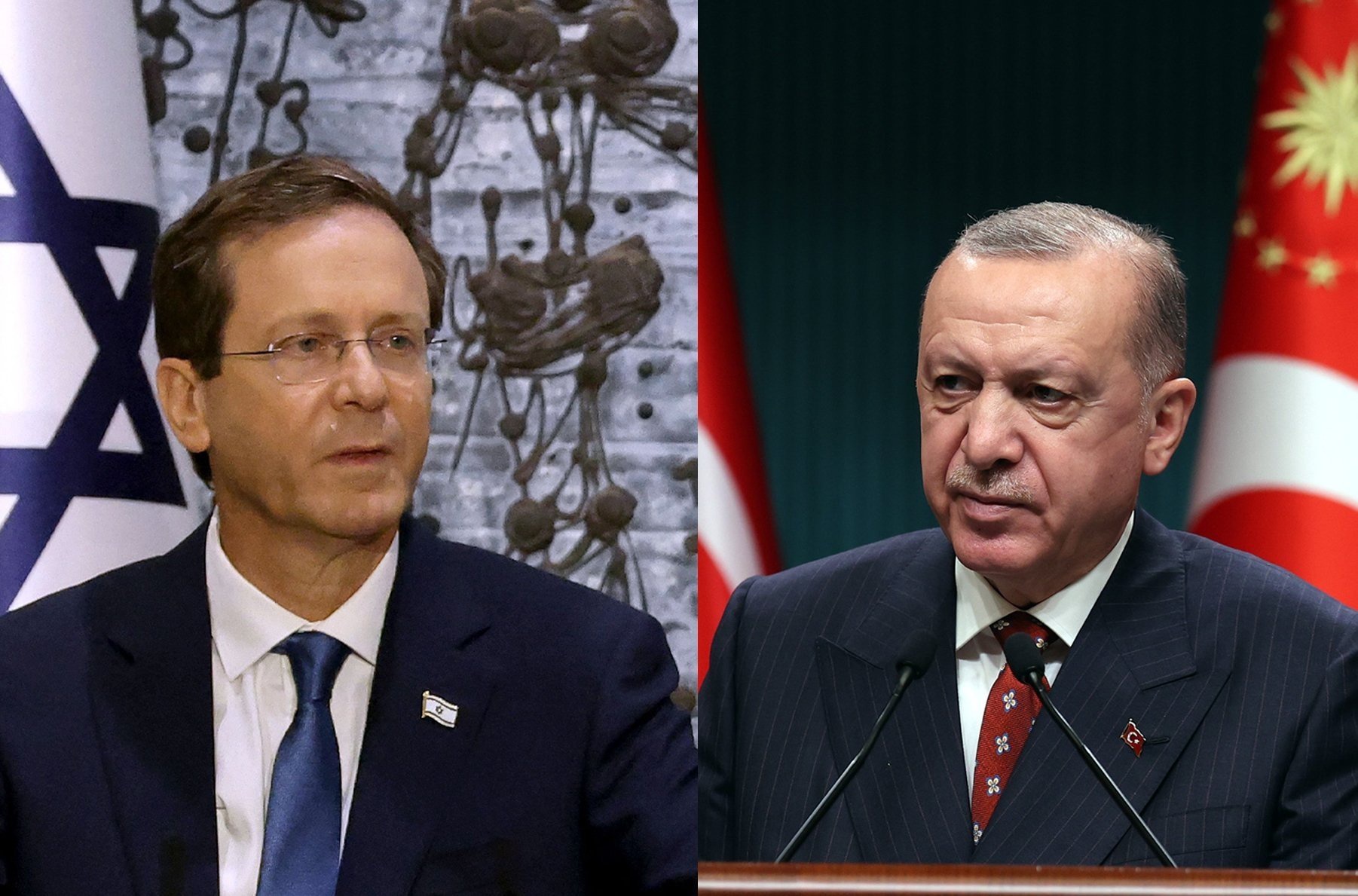 دعوت اردوغان از رئیس اسرائیل برای سفر به ترکیه 