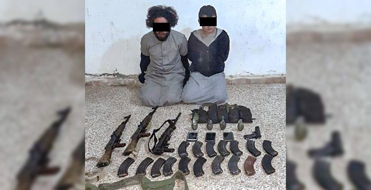 دستگیری دو عضو انتحاری  داعش در حومه دیرالزور