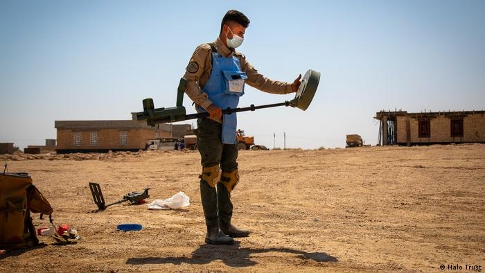 خودداری آوارگان از بازگشت به مناطق آلوده به مین عراق