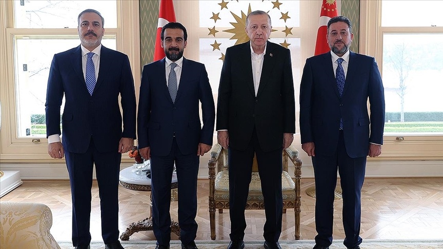 دیدار اردوغان با دو تن از رهبران سیاسی اهل سنت عراق 